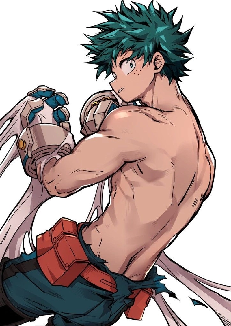 hình Deku nhìn nghiêng ngầu bá cháy