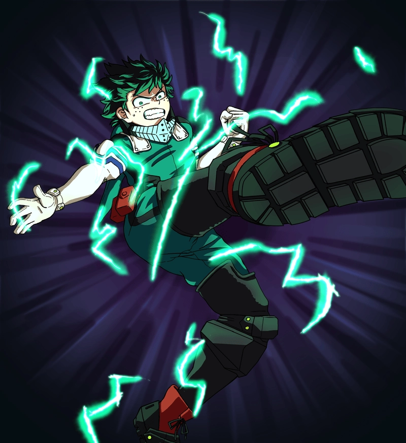 Deku siêu anh hùng ngầu dữ