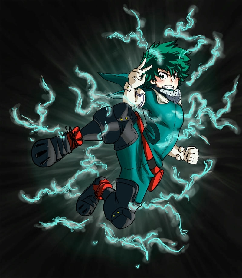 ảnh anime Deku đỉnh của chóp