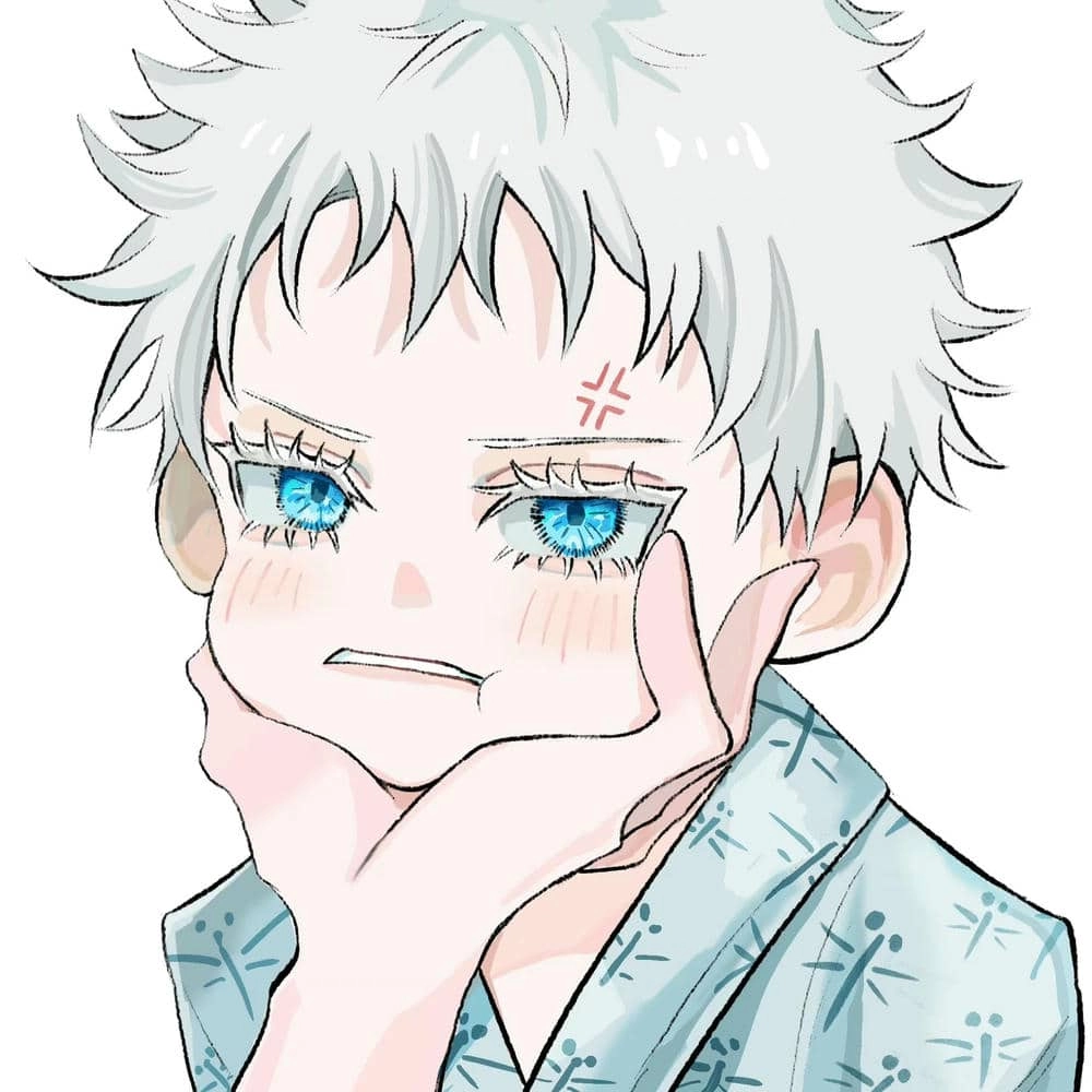 ảnh Gojo Satoru cute dễ thương