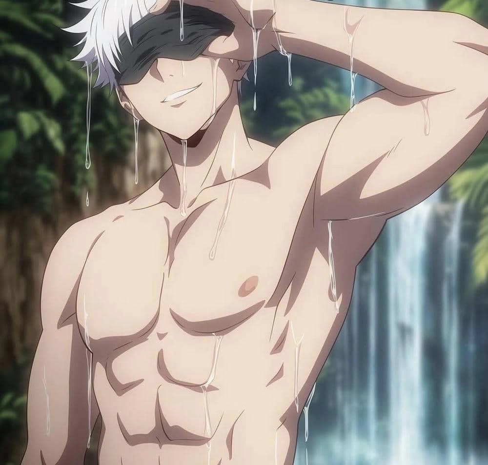 ảnh anime gojo satoru body 6 múi