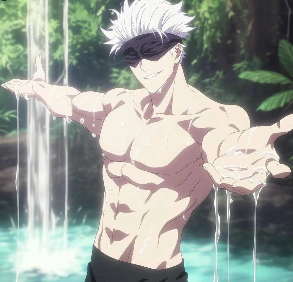 ảnh anime gojo satoru đẹp mê