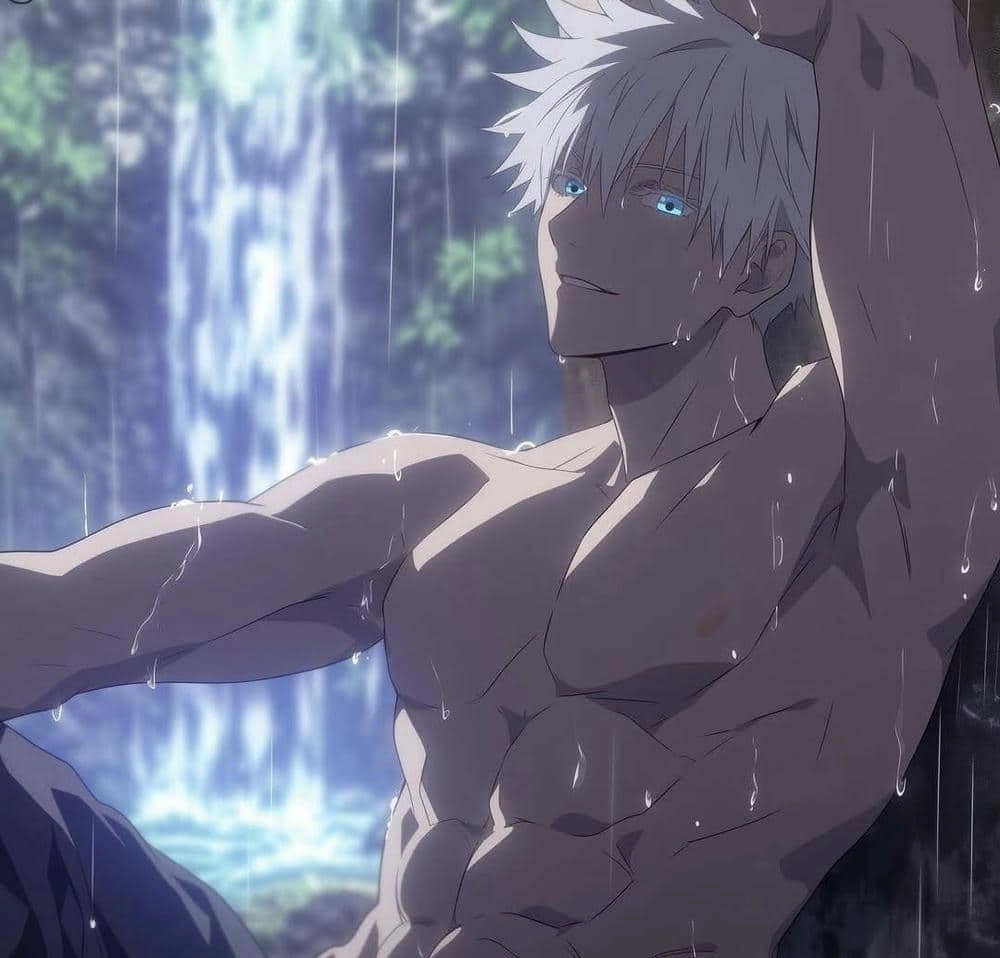 ảnh anime gojo satoru cơ bắp