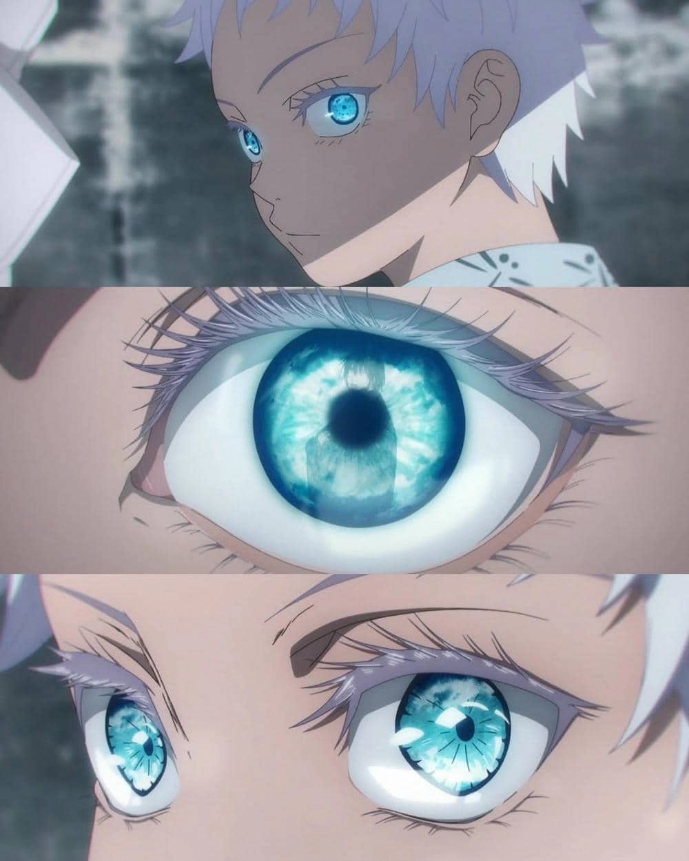 ảnh ánh mắt anime gojo satoru