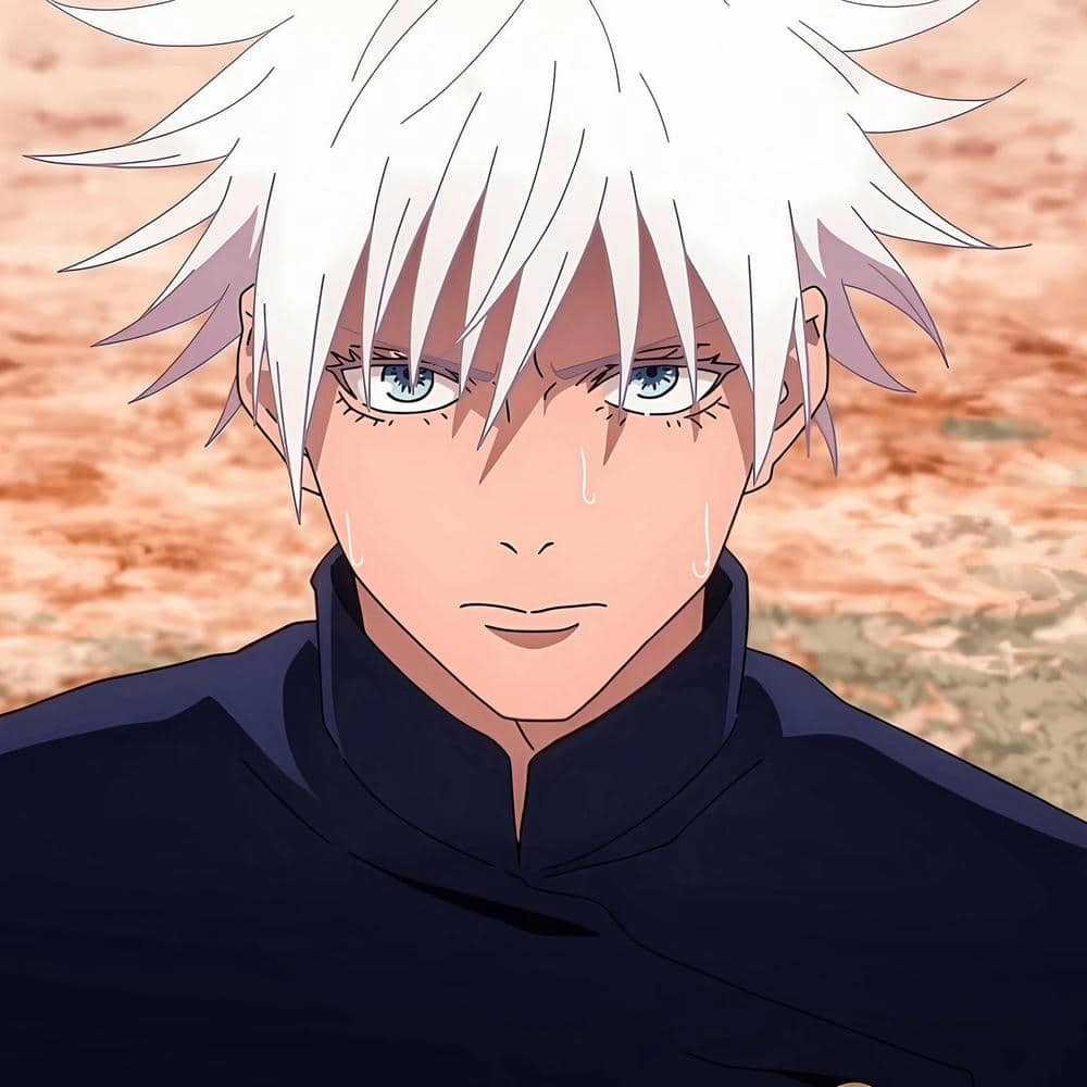 ảnh anime gojo satoru cận mặt
