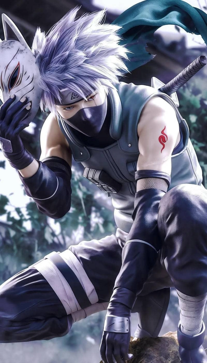 ảnh anime kakashi 4k