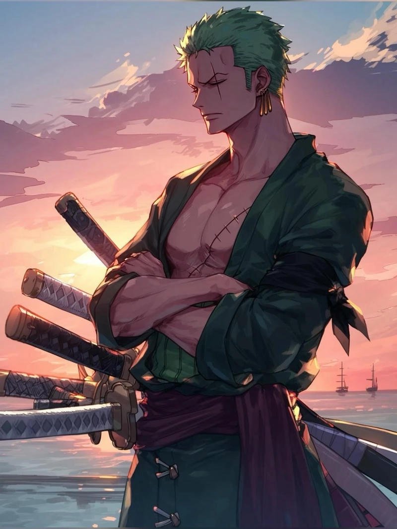 121+ ảnh Zoro ngầu chất như nước cất cho fan One Piece