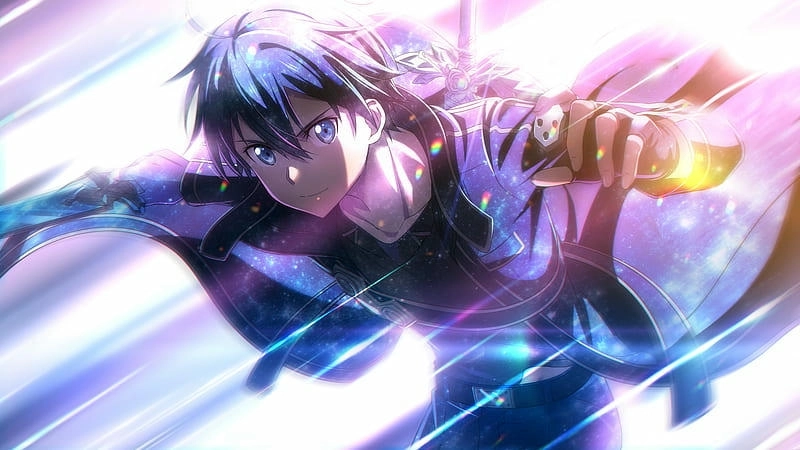 hình ảnh Kirito bật mode ngầu