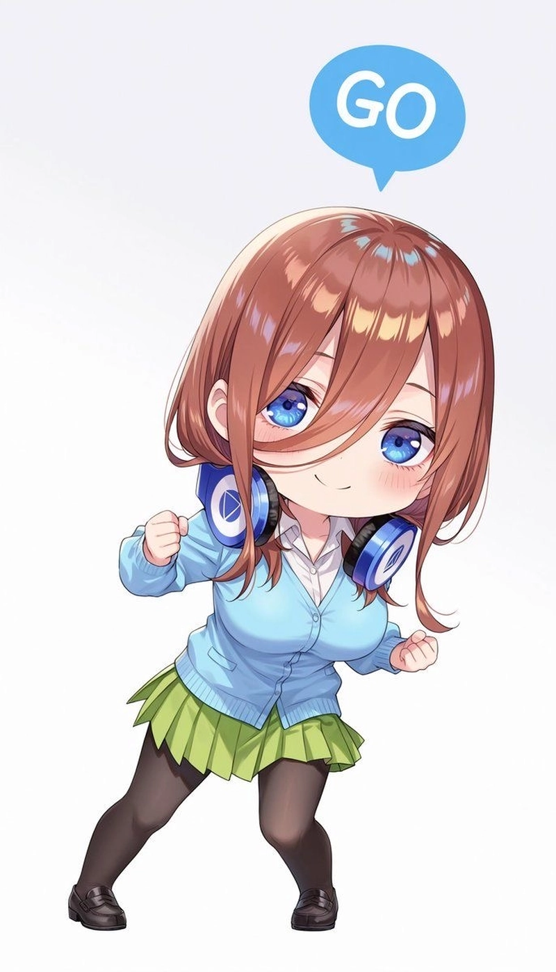 ảnh miku nakano cute