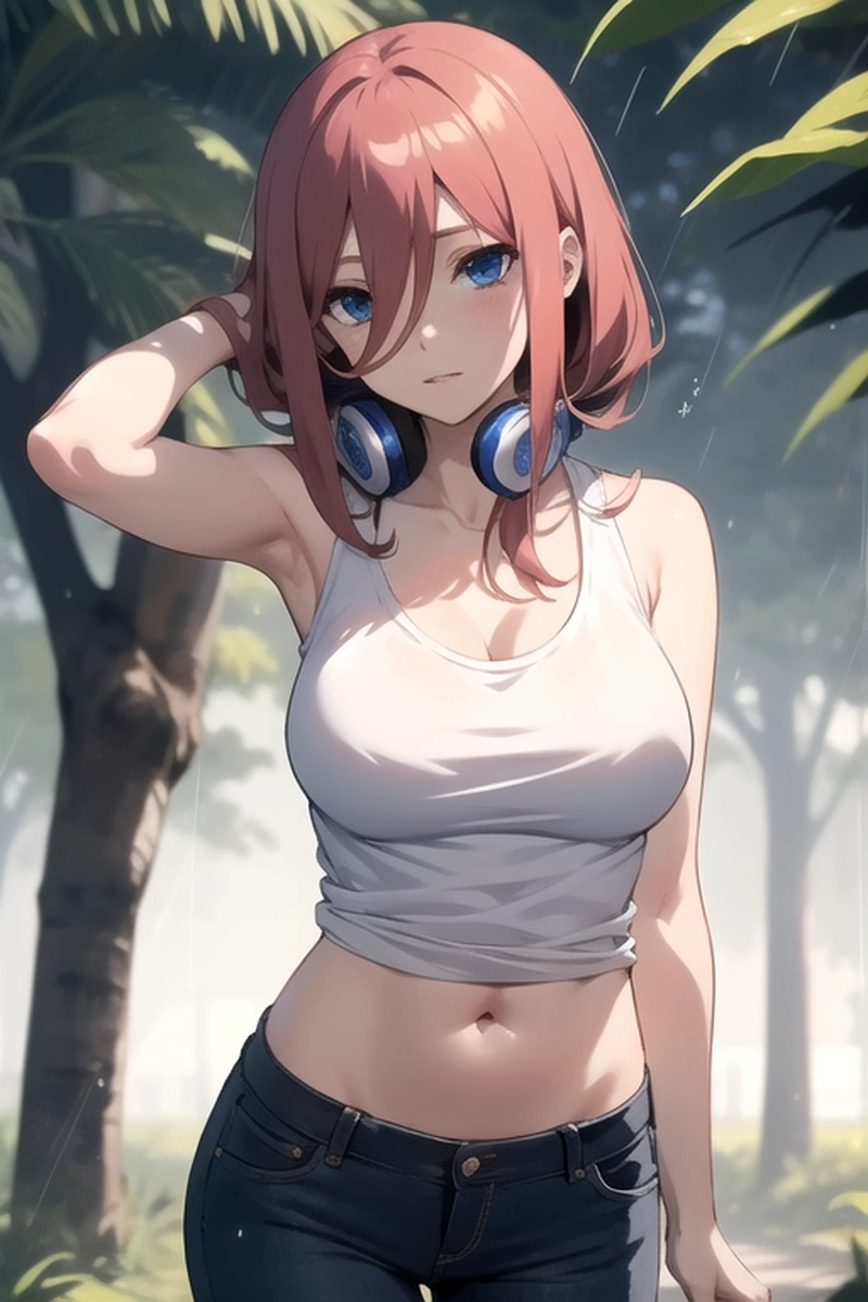 hình Miku Nakano chibi đáng yêu