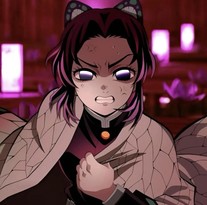 hình ảnh shinobu tức giận