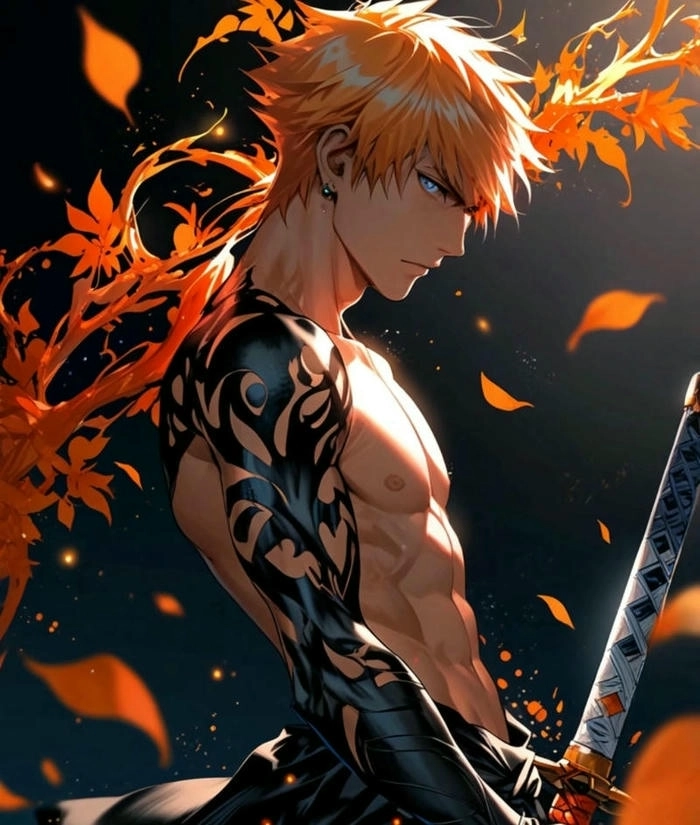 ảnh ichigo kurosaki cơ bắp