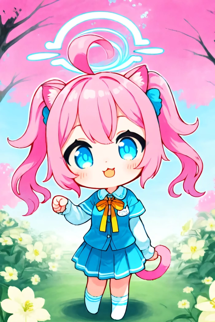 ảnh hoshino blue archive chibi