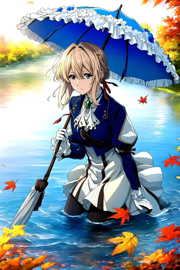 ảnh violet anime cute
