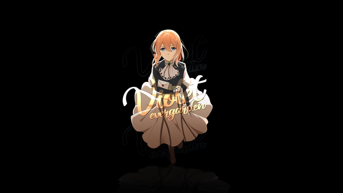 ảnh violet evergarden 4k nền đen