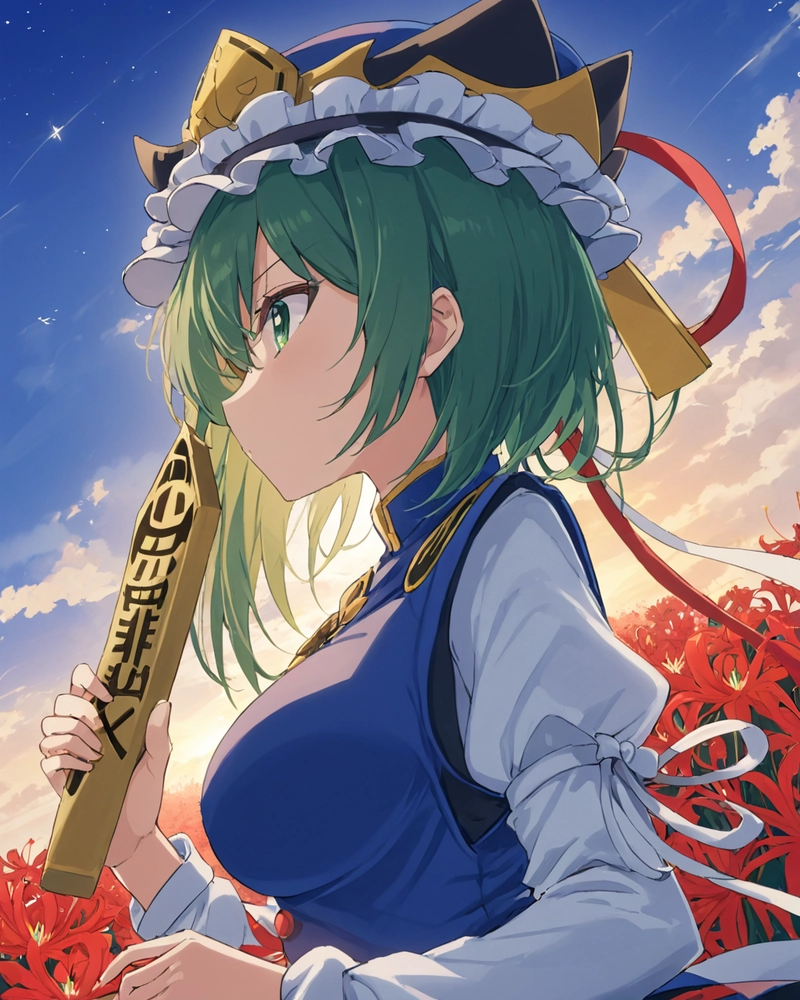Hình vẽ Eiki Shiki anime