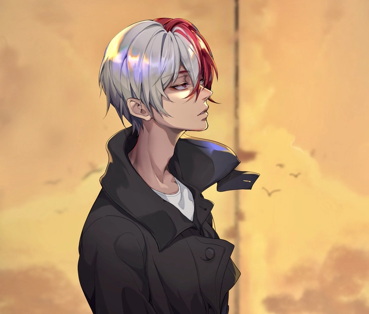 Ảnh Todoroki Shoto lạnh lùng 