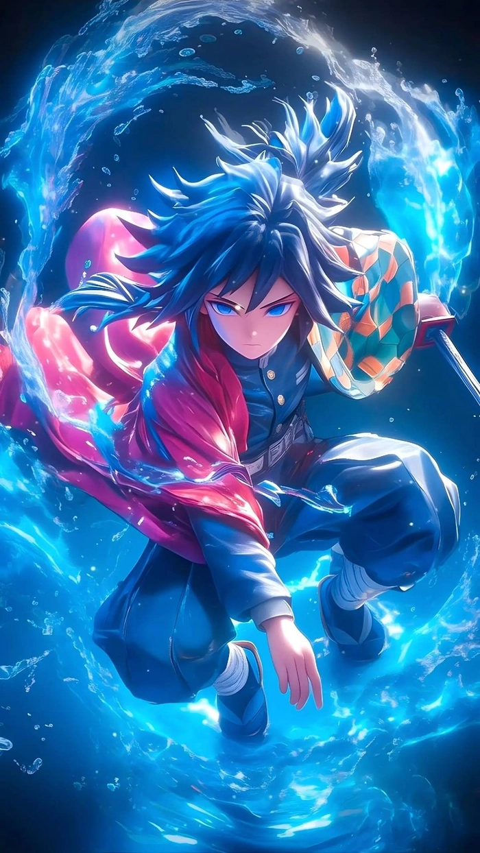 Tomioka Giyuu anime 3d