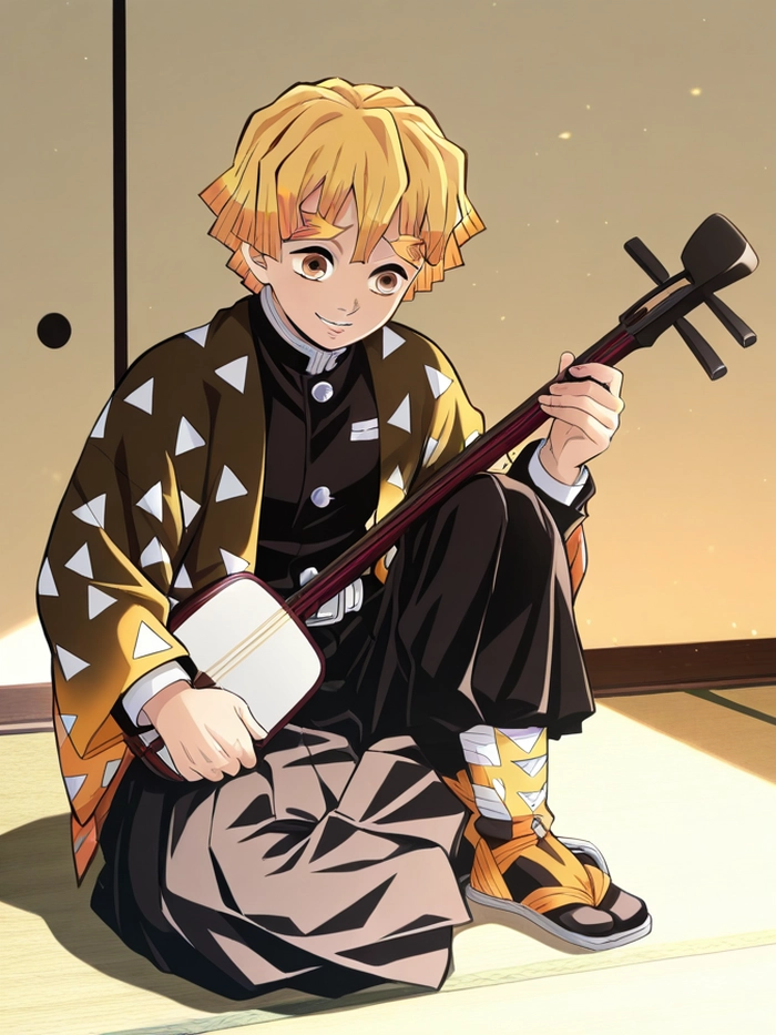 Zenitsu Agatsuma trong anime