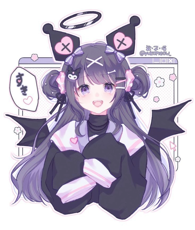 ảnh Kuromi anime dễ thương nhất
