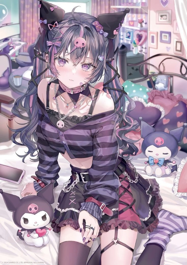ảnh Kuromi anime dễ thương