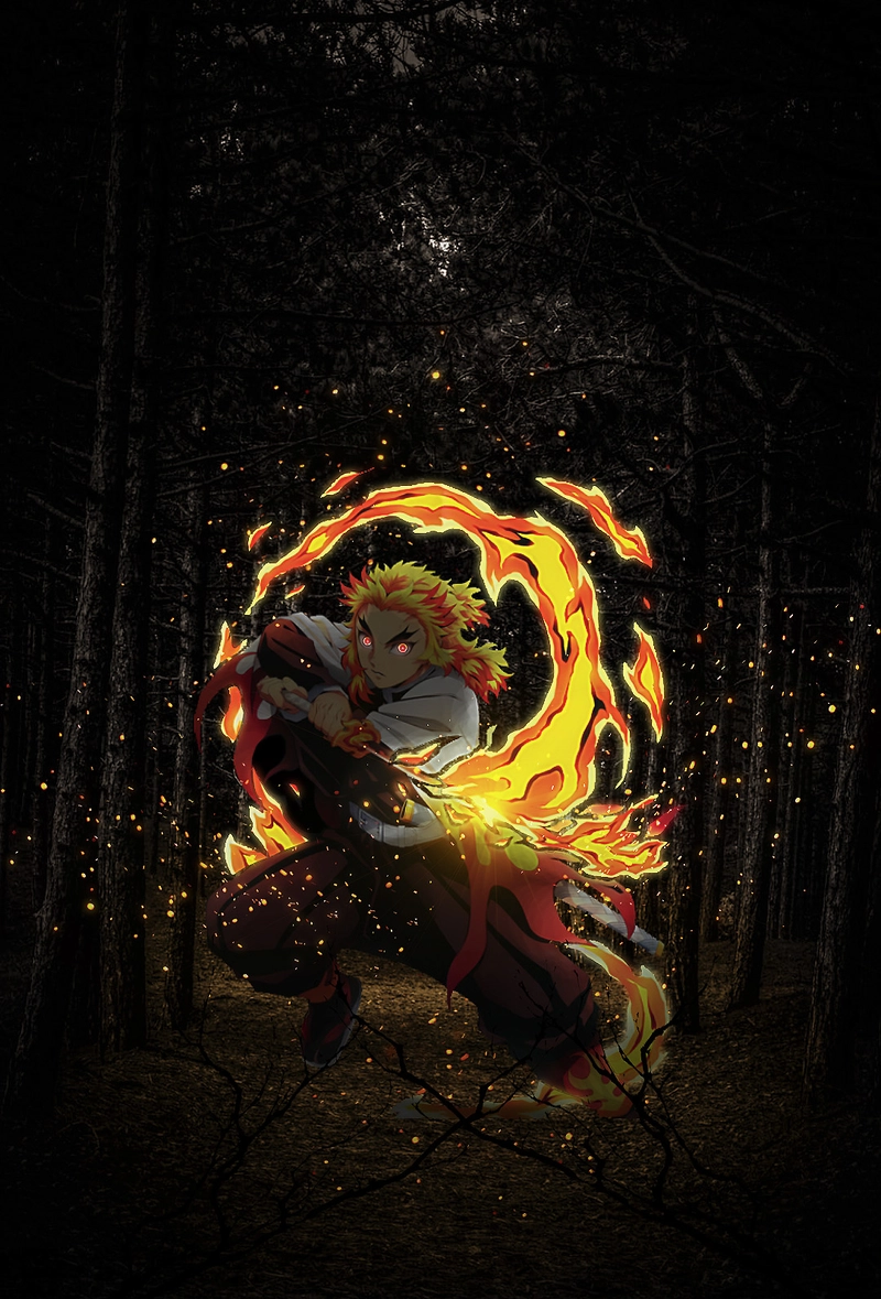 ảnh Rengoku dễ thương