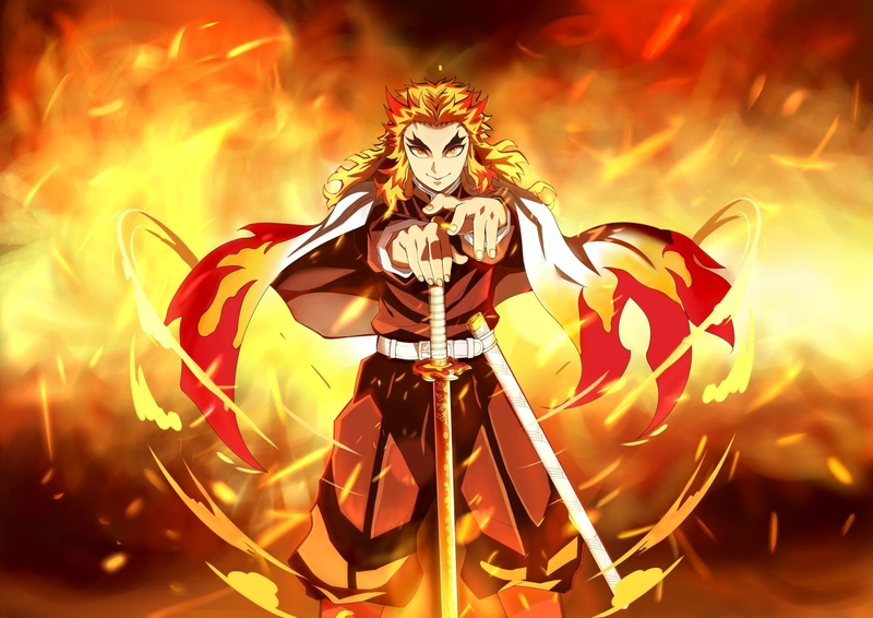 148+ ảnh Rengoku Kyojuro ngầu đẹp, mạnh mẽ, ấn tượng nhất