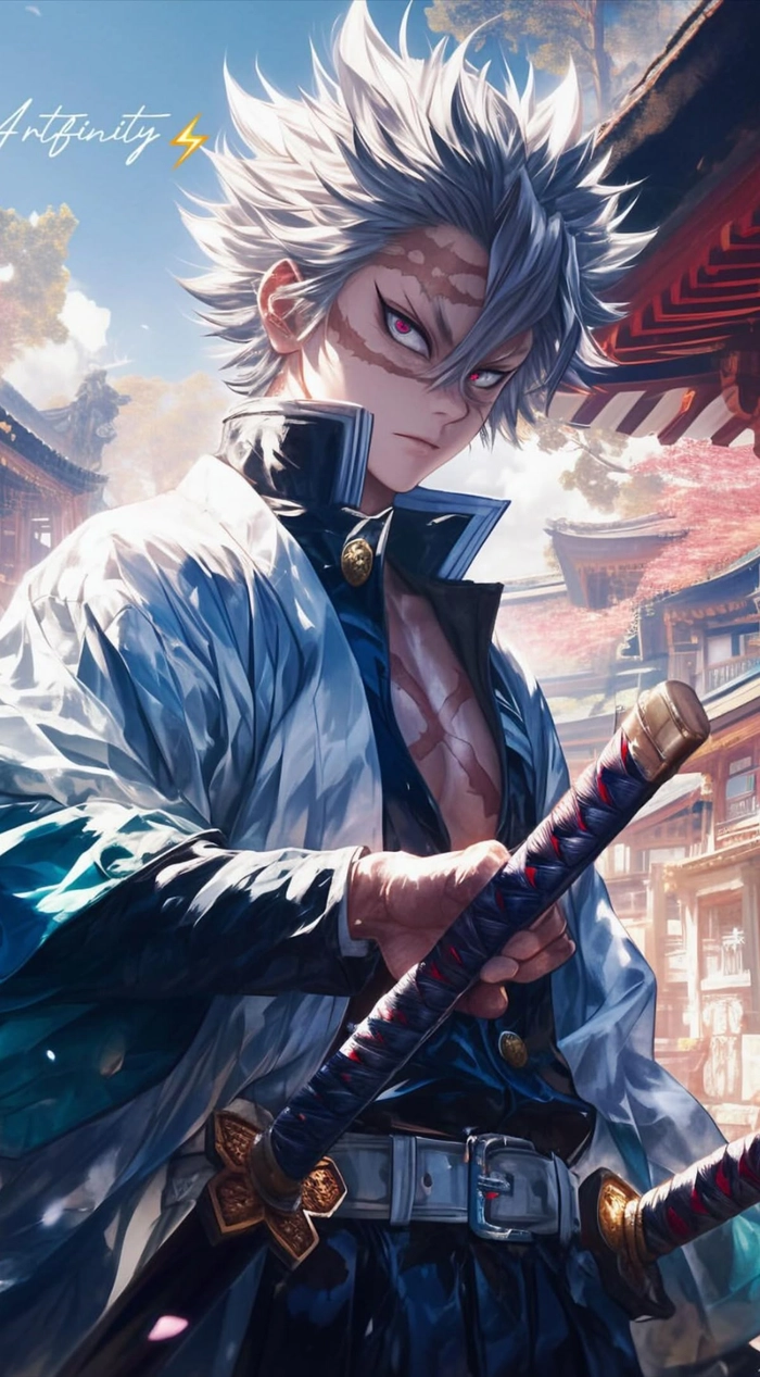 ảnh Sanemi anime 3d