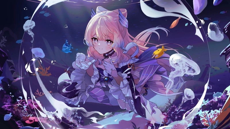 ảnh kokomi style anime