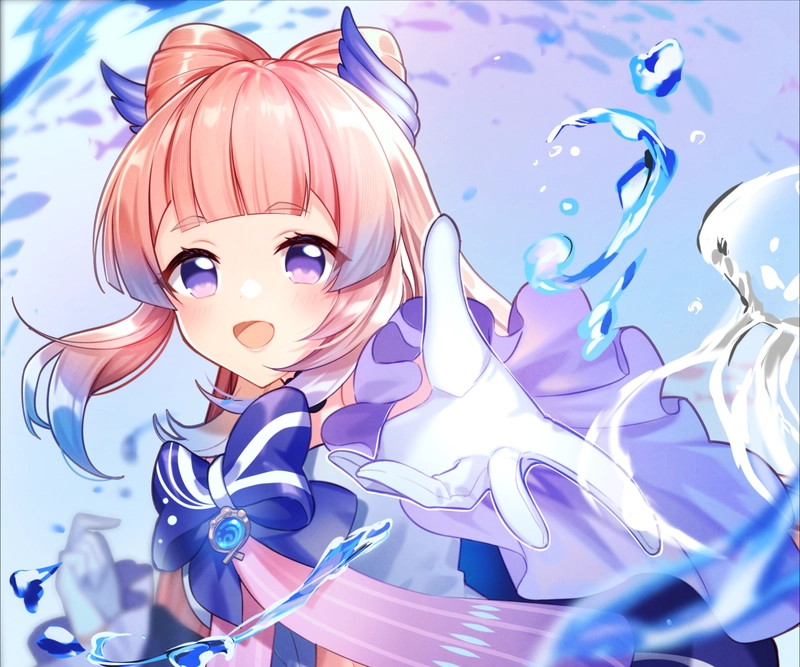 ảnh kokomi anime style