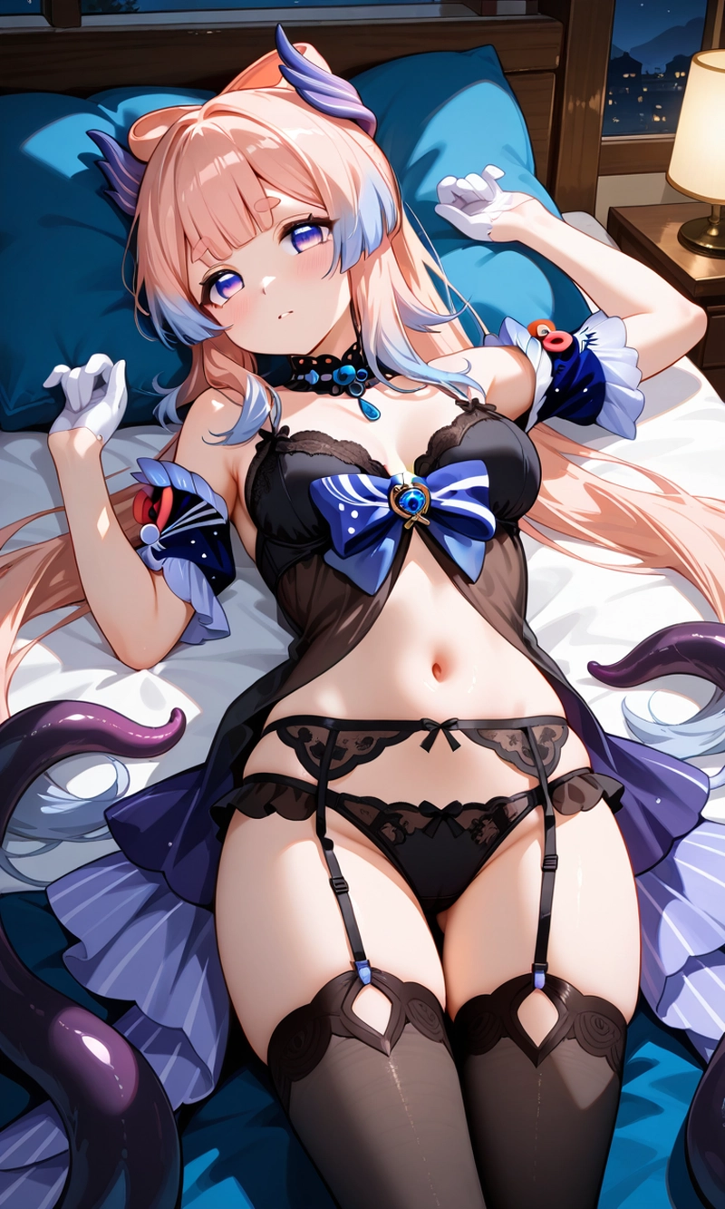 ảnh kokomi anime quyến rũ