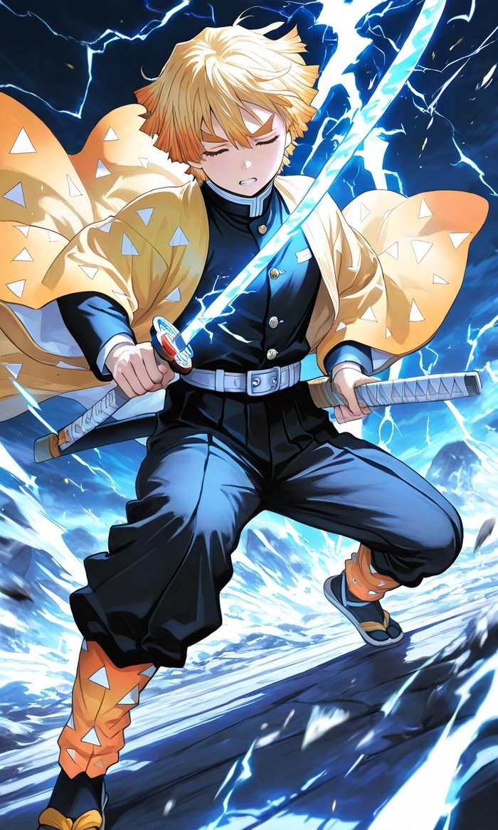 ảnh Zenitsu đẹp