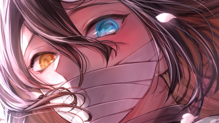 ảnh ác quỷ anime nữ mắt 2 màu