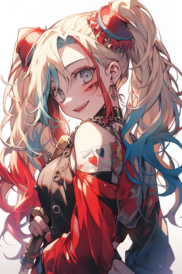 ảnh anime Harley Quinn dễ thương