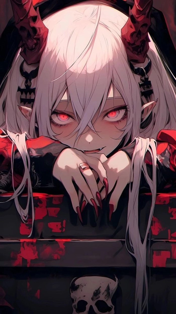 ảnh anime ác quỷ mắt đỏ