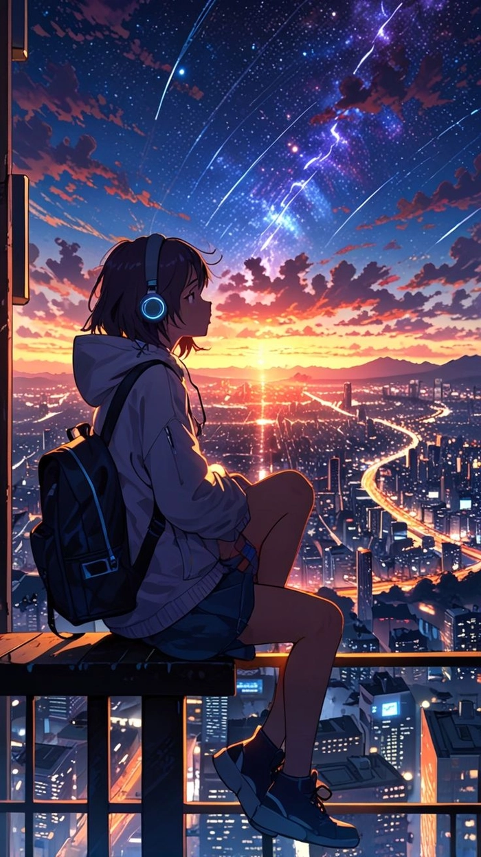 ảnh anime buồn chill