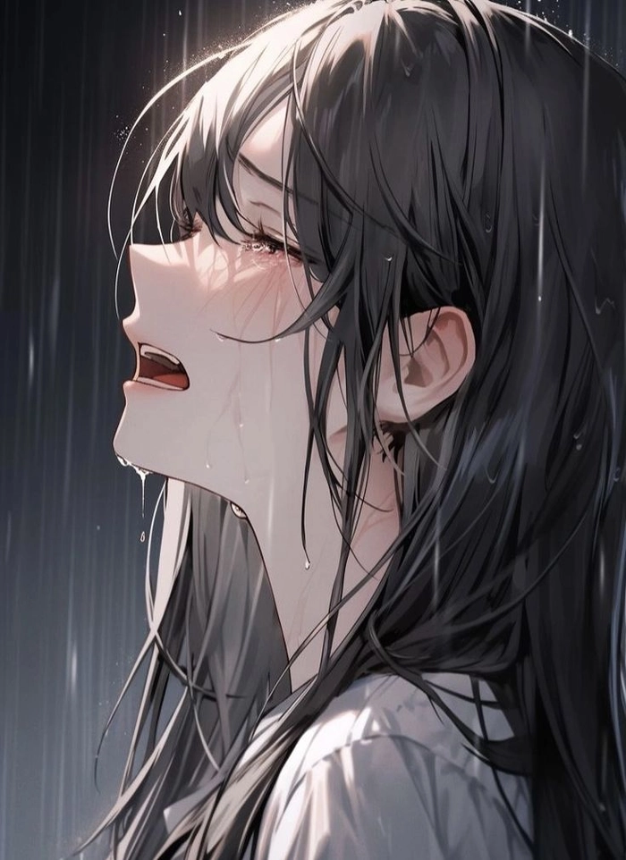 ảnh anime buồn đẫm lệ