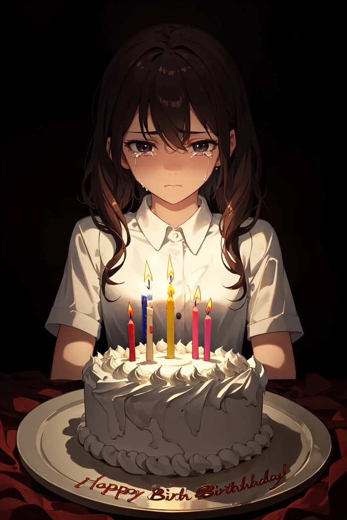 ảnh anime buồn rơi lệ