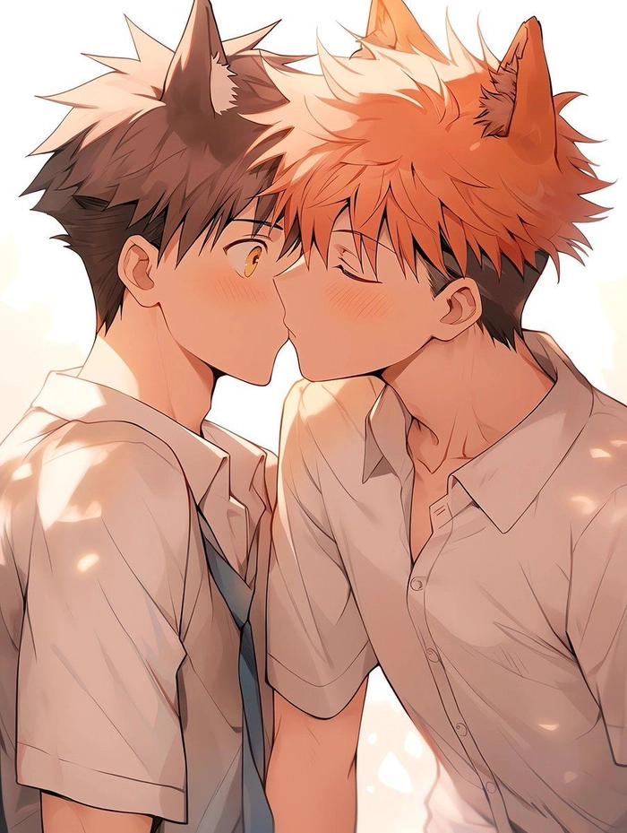 ảnh anime đam mỹ hôn nhau
