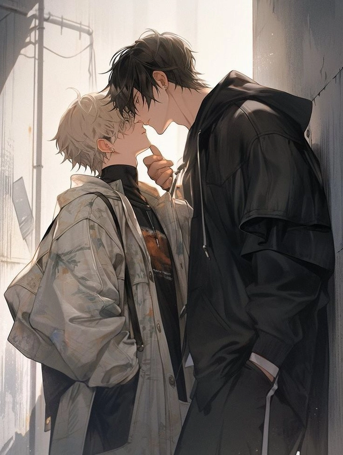 ảnh anime đam mỹ hôn