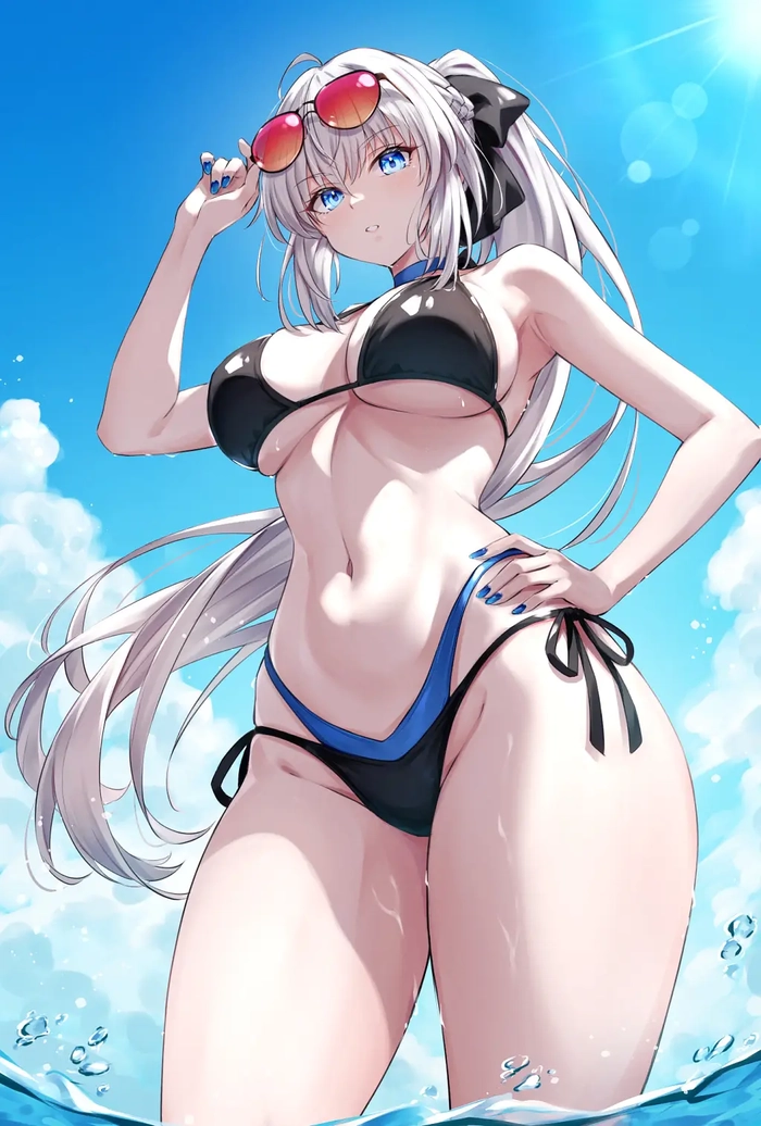 ảnh anime girl mặc bikini