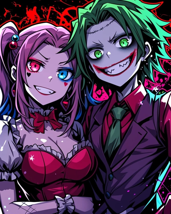 ảnh anime harley quinn full hd