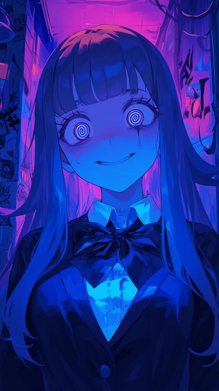 ảnh anime nữ buồn kinh dị