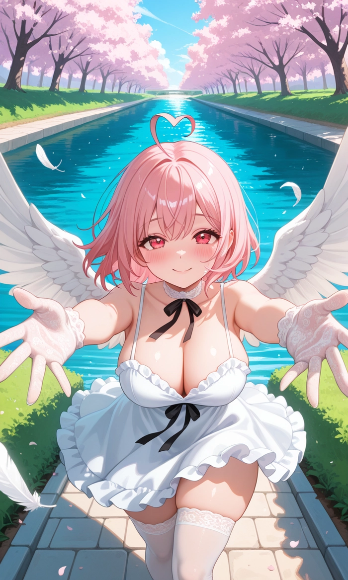 ảnh anime nữ cute dễ thương ngực to