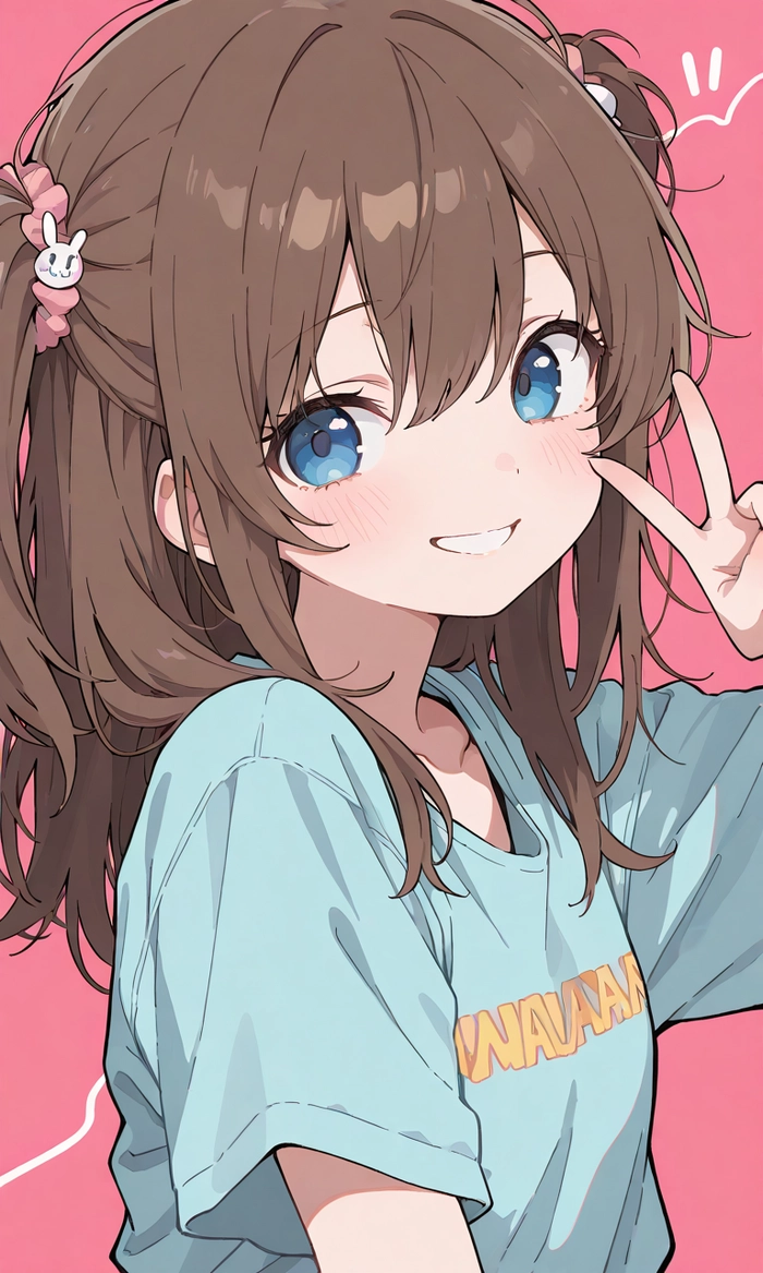 ảnh anime nữ cute đơn giản