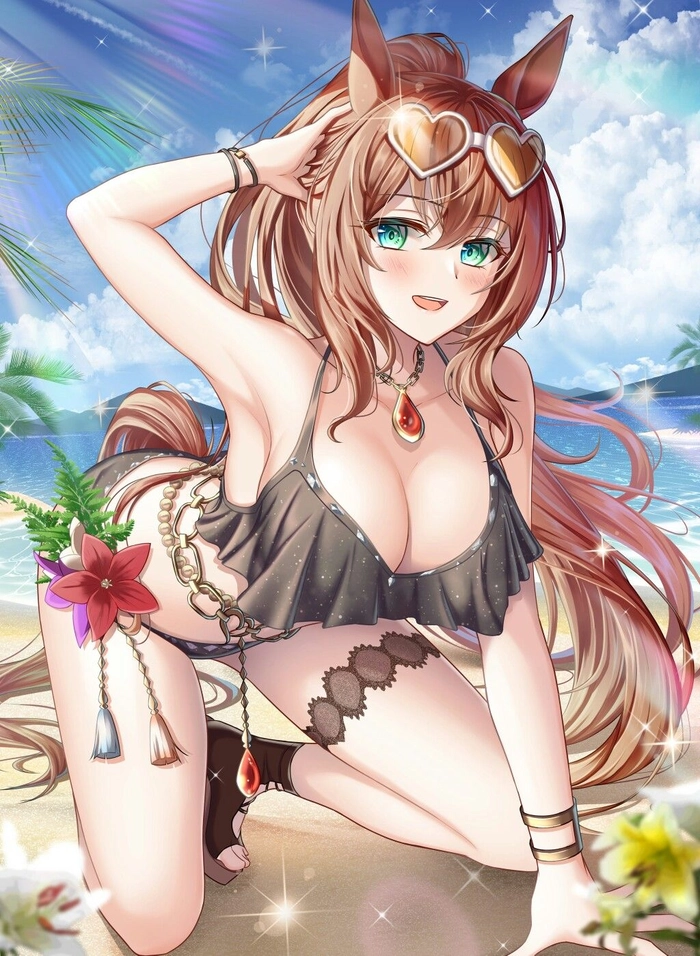 ảnh anime nữ xinh mặc đồ bơi