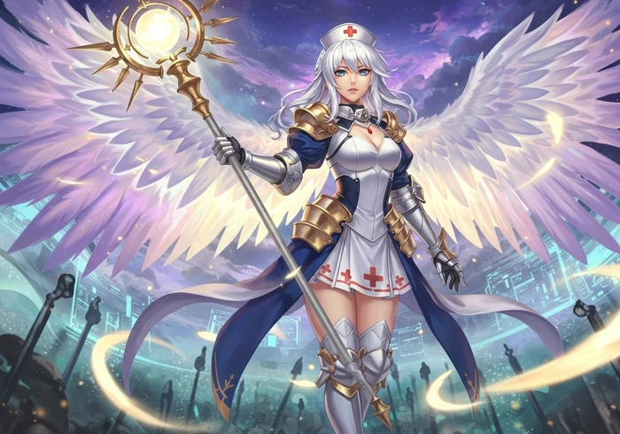 ảnh anime thiên thần ngầu