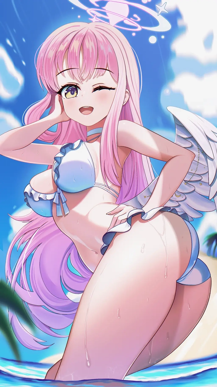ảnh gái anime mặc bikini khoe hàng