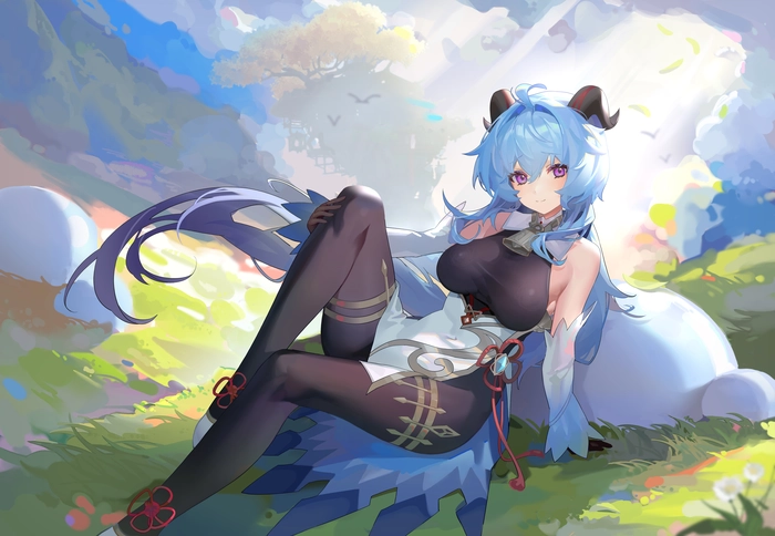 tải ảnh Ganyu Genshin Impact fanart