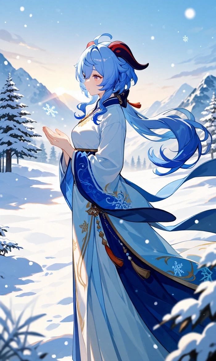 hình ganyu anime
